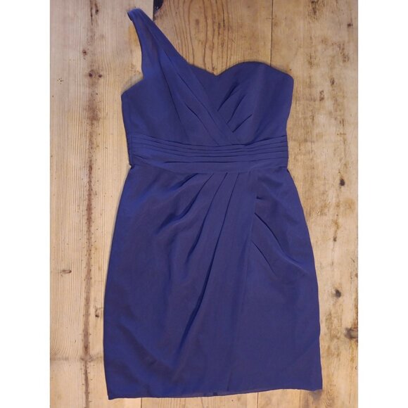 SORELLA VITA Dresses & Skirts - Sorella Vita Cocktail Dress Womens 12 Concord One Shoulder Shirred 8372 $285 NWT